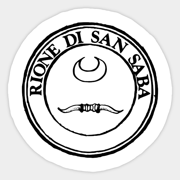 Rione San Saba b-text Sticker by NextStop
